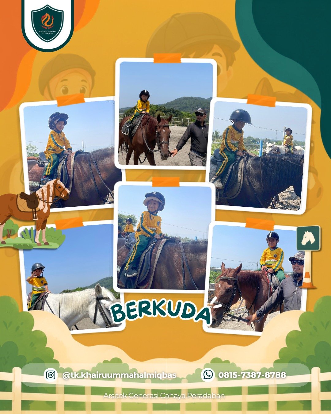 Anak TK berkuda? Ternyata bukan sekadar seru-seruan! 